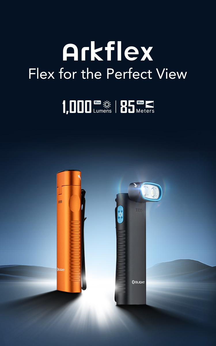Olight Arkflex Adjustable Right Angle Flashlight - Olight Canada