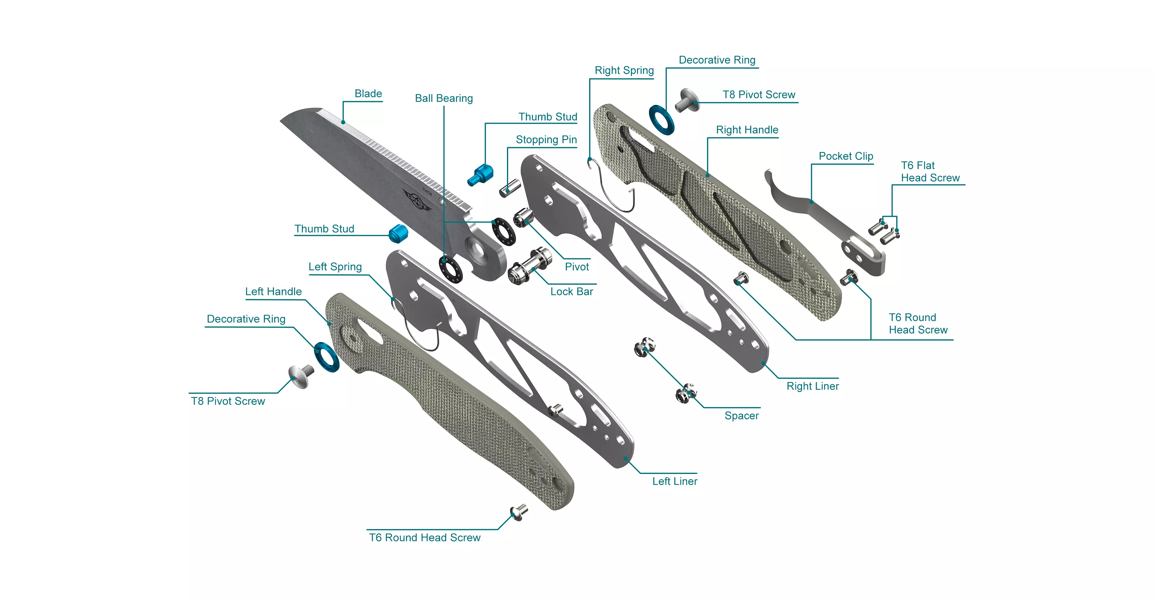 Rubato 2 Exploded View