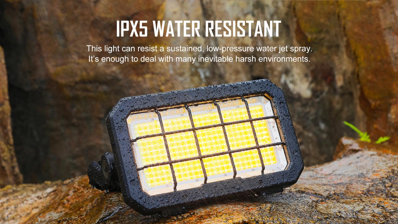 IPX5 Water Resistant Portable Led Work Light