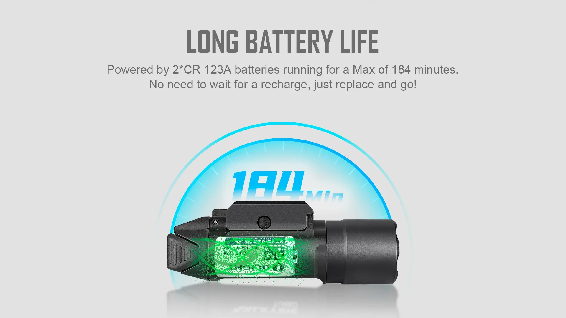 Olight Valkyrie Turbo Long Battery Life