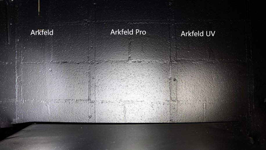 lumens comparison-Arkfeld VS Arkfeld Pro VS Arkfeld UV