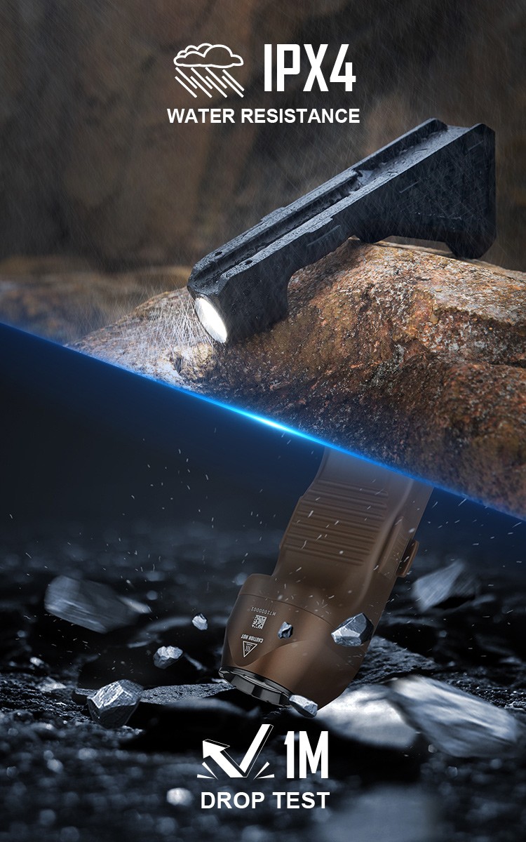 イ*0様 Olight SIGURD アングルグリップライト（1450ルーメン） Olight Sigurd Angled Grip Light- Olight Canada