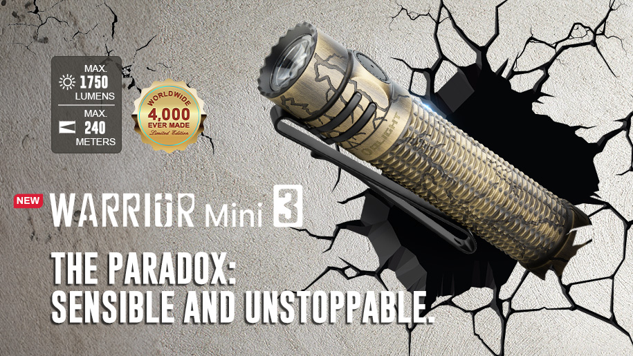 Warrior Mini 3 Cracked Brass